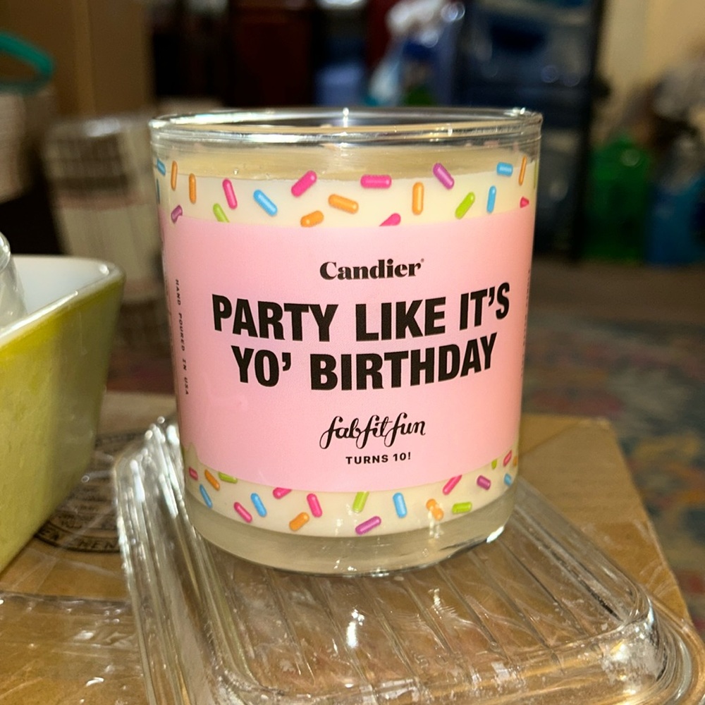 New Ryan Porter X FFF -Candier- Birthday Cake- 9 oz Soy Candle